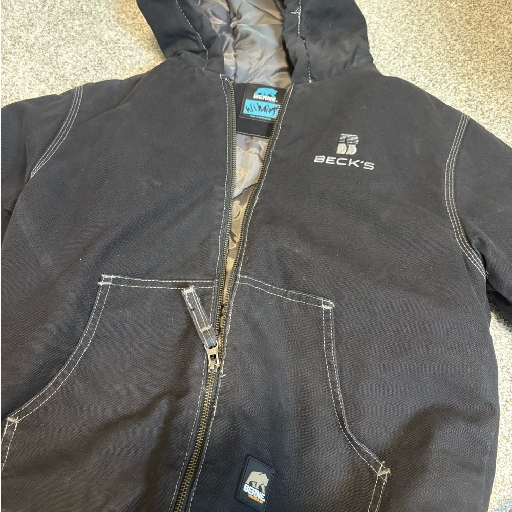 Beck's Black Hooded Jacket